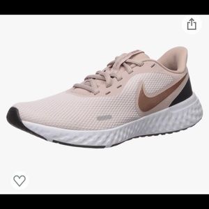 Nike Blush and Rose Gold Shoes